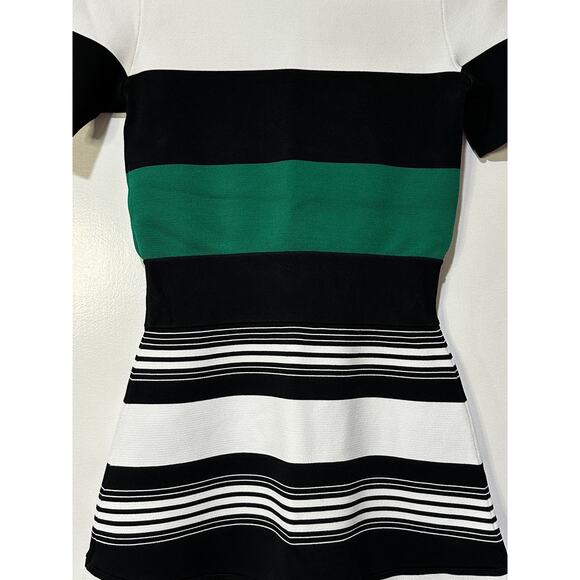 A.L.C. Striped Kane Dress Mini Sz Medium NWT Fit & Flare Colorblock Taylor Swift - Picture 11 of 14